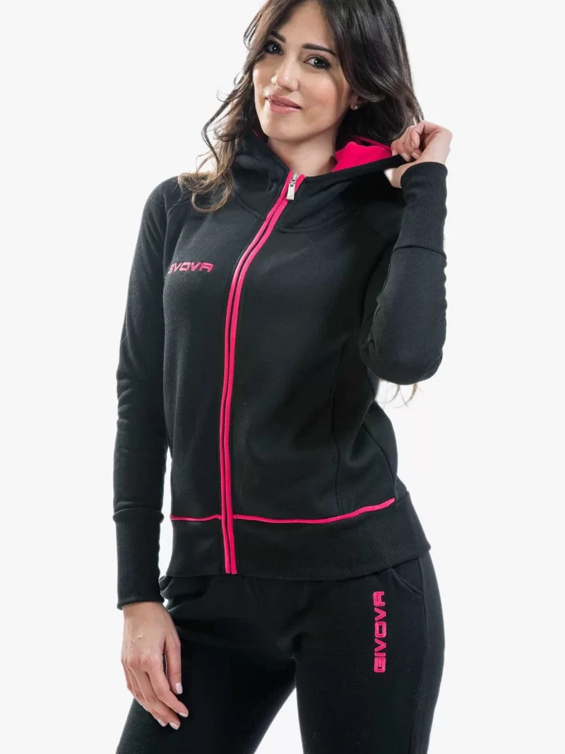KING STAR DONNA Női téli melegítő szett - Fekete / Pink - Image 3