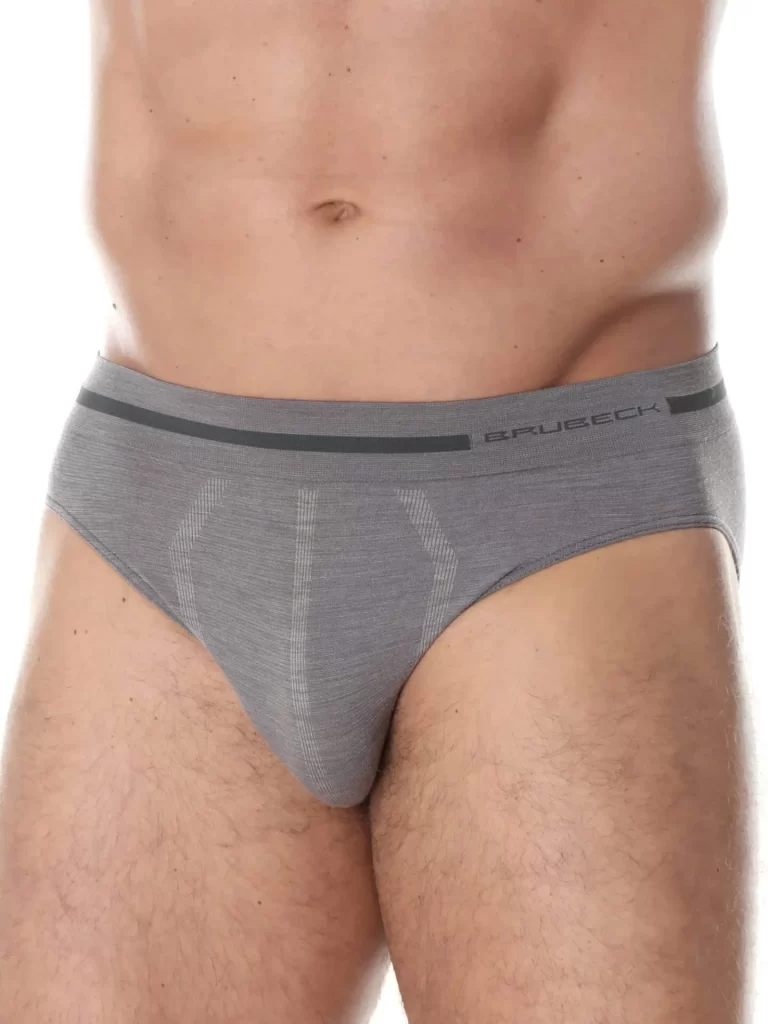 COMFORT WOOL Férfi merinó gyapjú alsónadrág - Szürke