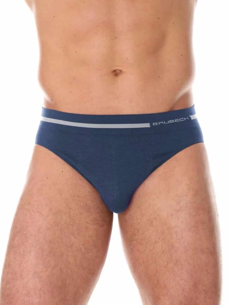 COMFORT WOOL Férfi merinó gyapjú alsónadrág - Sötétkék