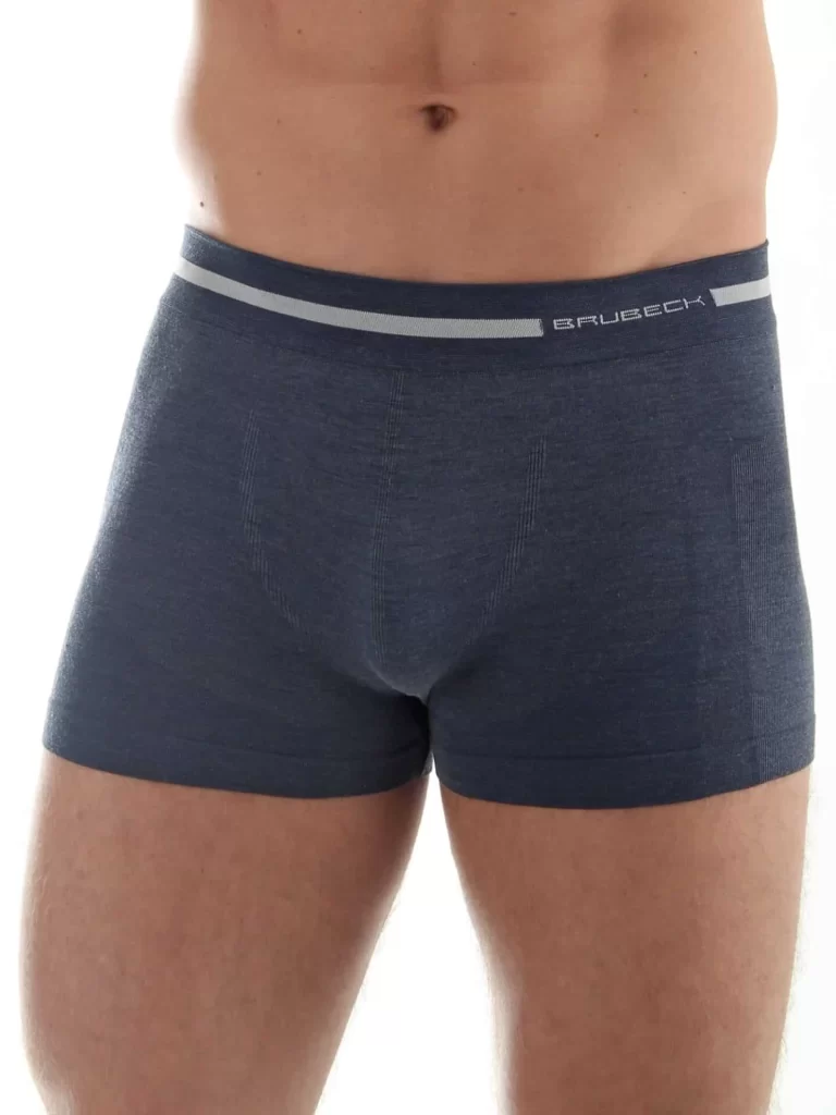 COMFORT WOOL Férfi merinó gyapjú boxer - Sötétkék