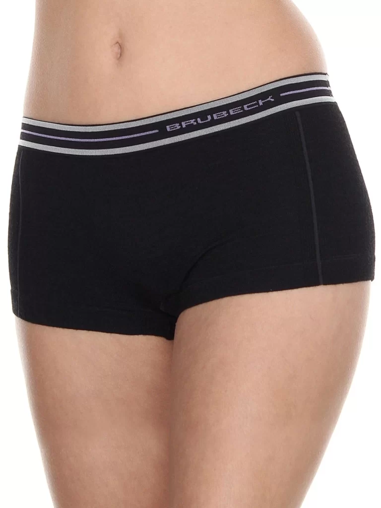 ACTIVE WOOL Női merinó gyapjú boxer - Fekete