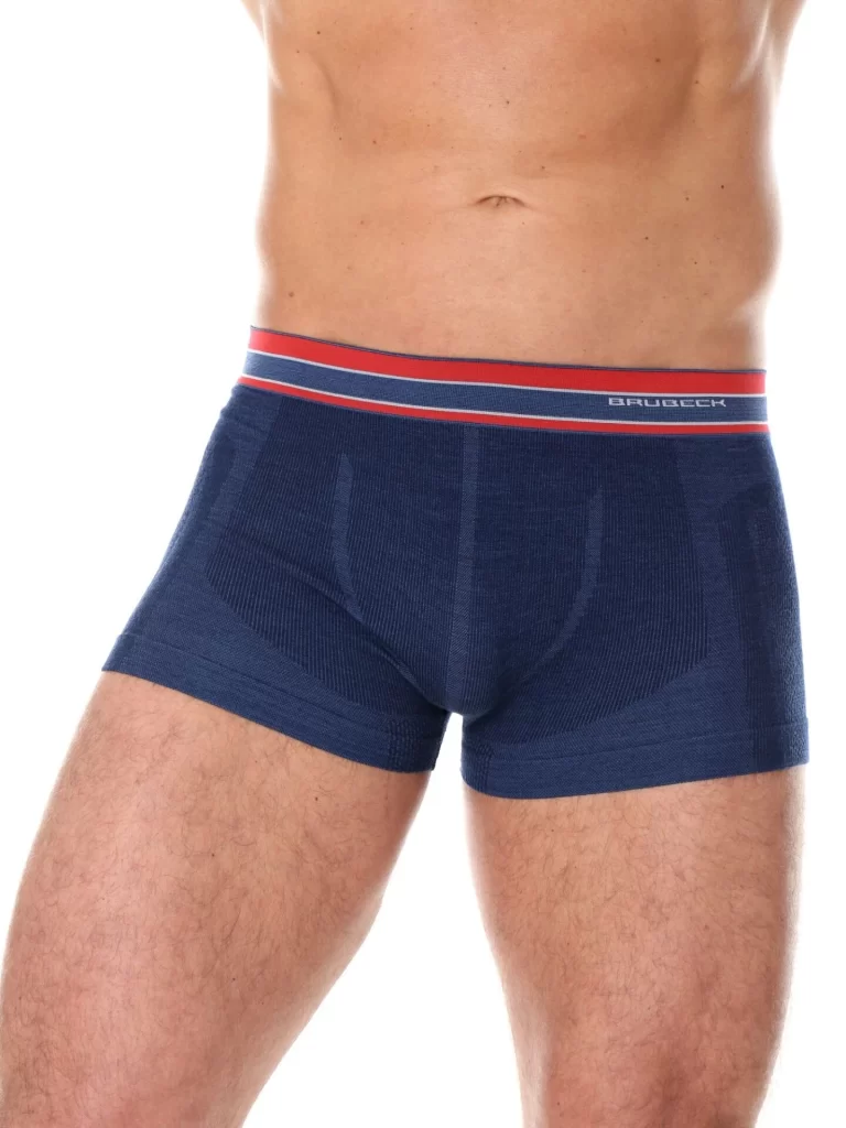 ACTIVE WOOL Férfi merinó gyapjú boxer - Sötétkék