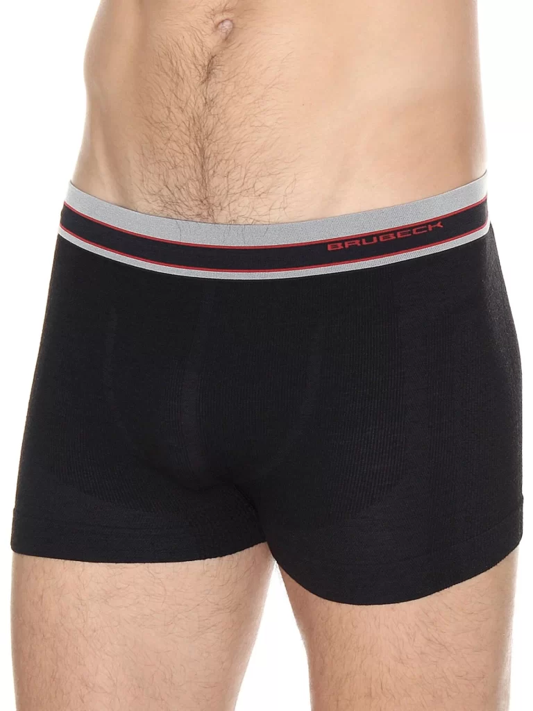 ACTIVE WOOL Férfi merinó gyapjú boxer - Fekete