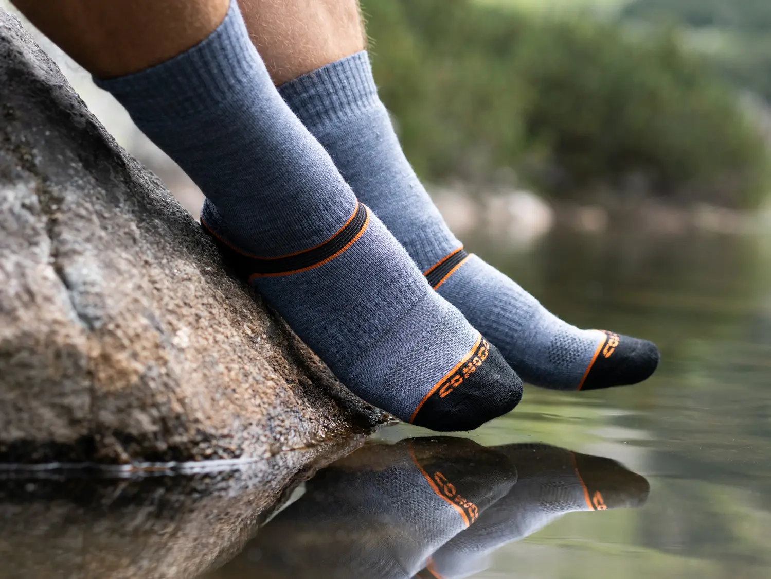 CLIMA COMFORT Merinó gyapjú +polycolon hosszú túrazokni – Barna 5
