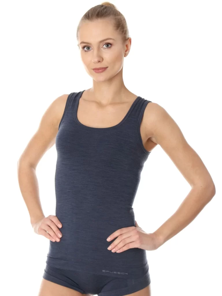 COMFORT WOOL Női gyapjú trikó - Sötétkék
