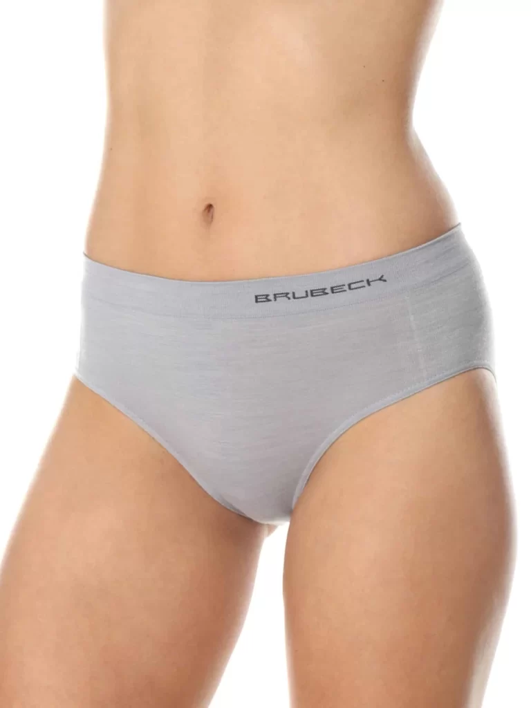 COMFORT WOOL Női merinó gyapjú maxi bugyi - Szürke