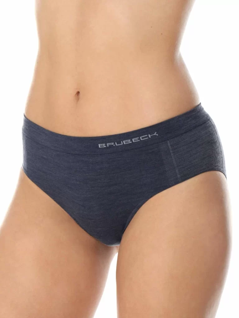 COMFORT WOOL Női merinó gyapjú maxi bugyi - Sötétkék