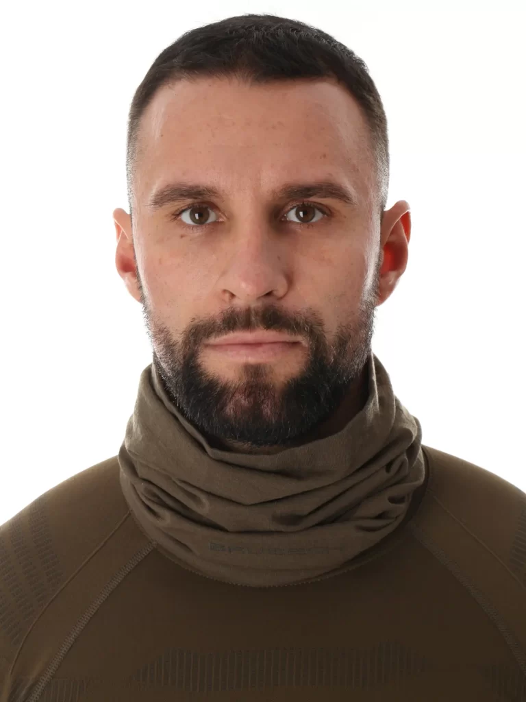 RANGER Wool merinó gyapjú csősál - Khaki