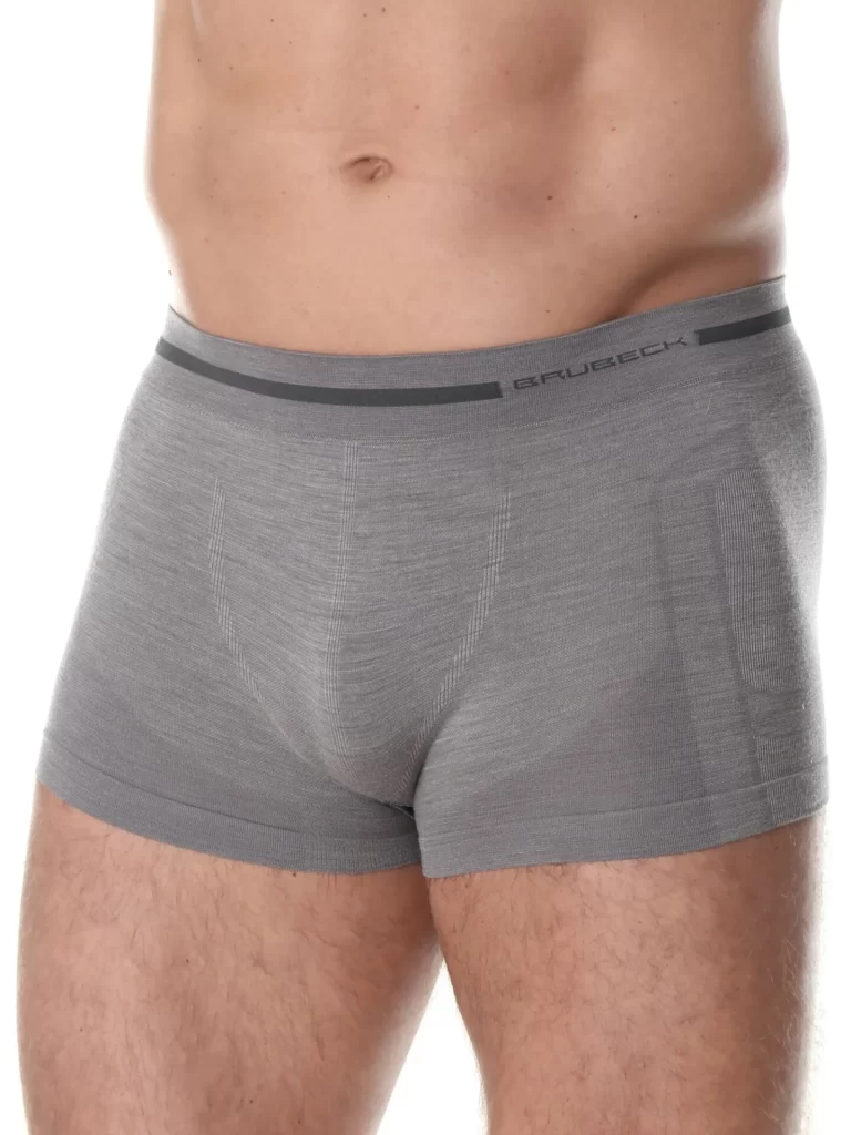 COMFORT WOOL Férfi merinó gyapjú boxer - Szürke
