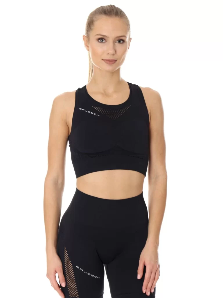 GYM Női croptop - Fekete