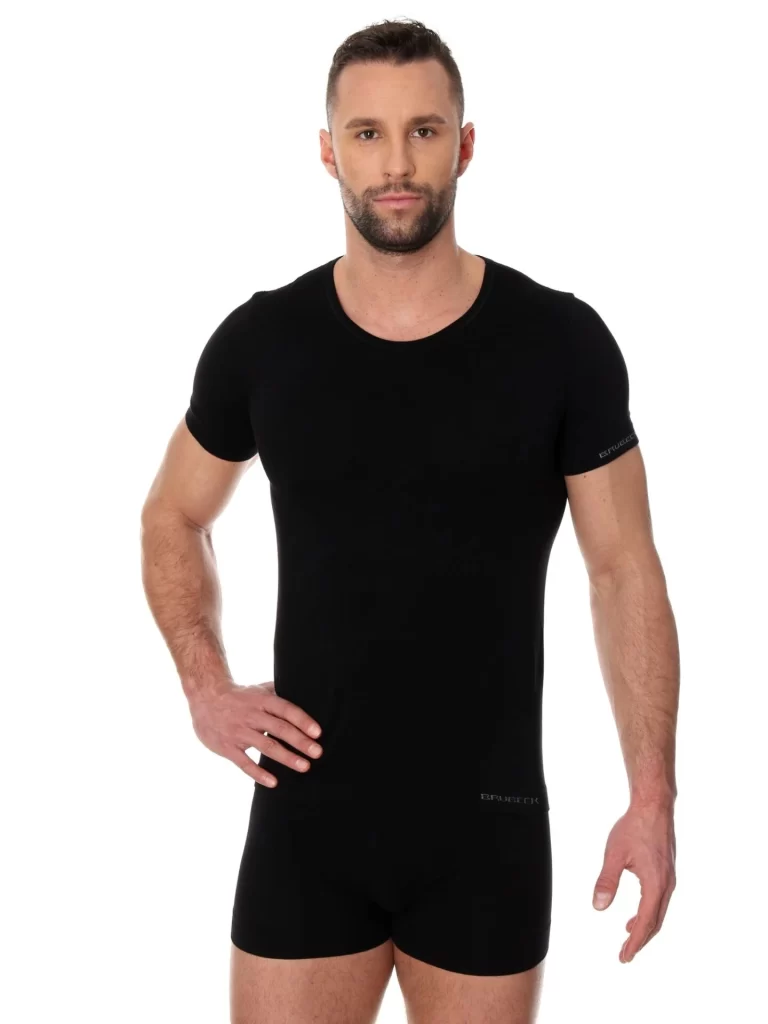 COMFORT COTTON Férfi rövid ujjú póló - Fekete