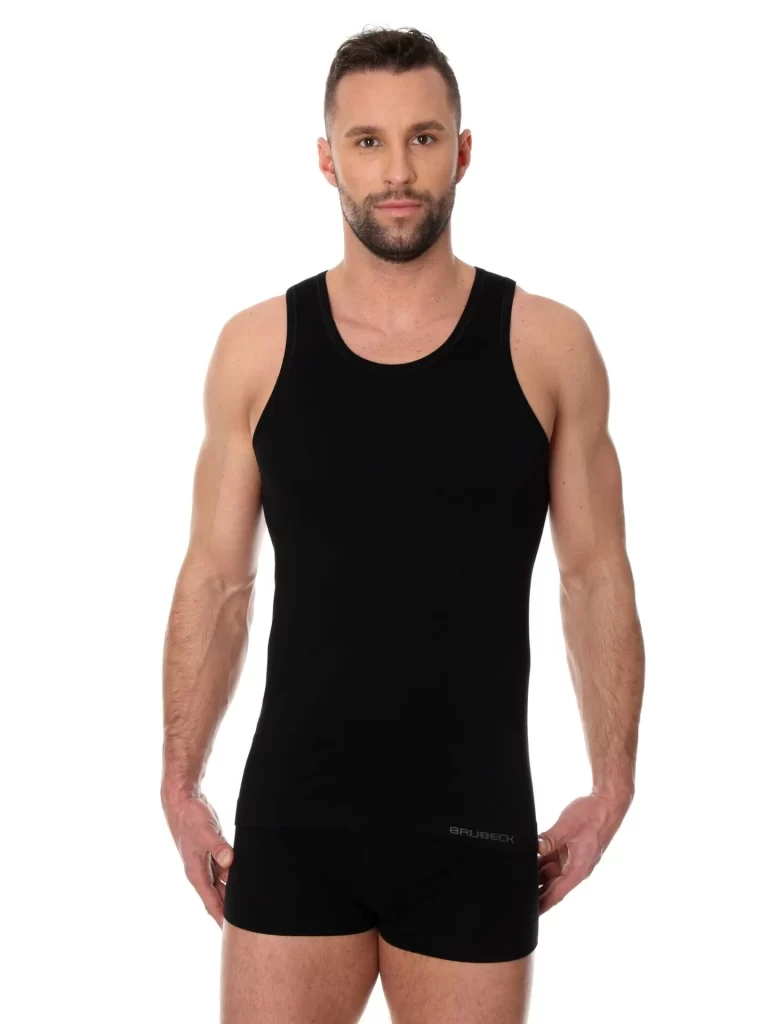 COMFORT COTTON Férfi trikó - Fekete