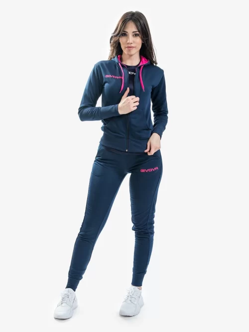 TUTA LADY Női 4 évszakos melegítő szett - Sötétkék / Pink