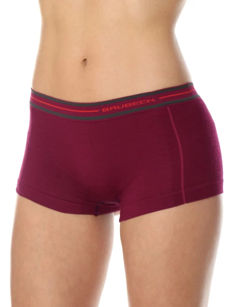 ACTIVE WOOL Női merinó gyapjú boxer - Szilva
