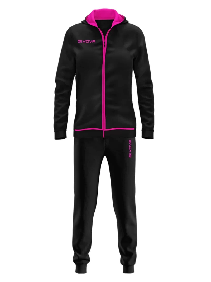 KING STAR DONNA Női téli melegítő szett - Fekete / Pink - Image 7