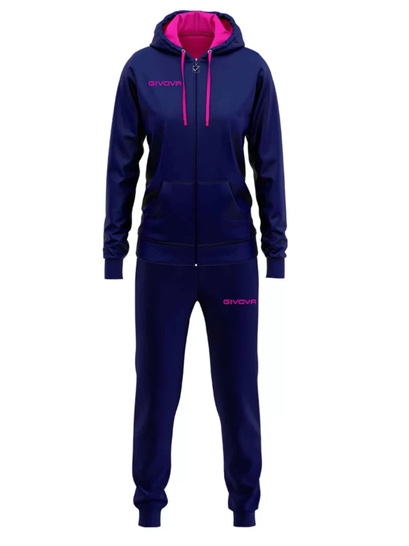 TUTA LADY Női 4 évszakos melegítő szett - Sötétkék / Pink - Image 6
