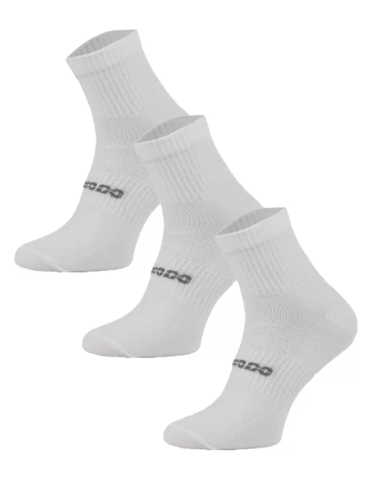 RUN PERFORMANCE Cotton bokazokni 3-as csomag - Fehér