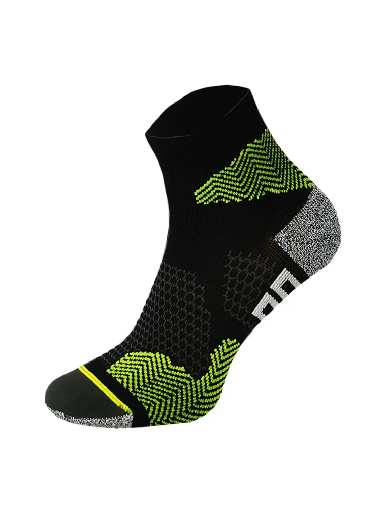 RUN PERFORMANCE Drytex Comfort téli futózokni - Fekete / Neonzöld