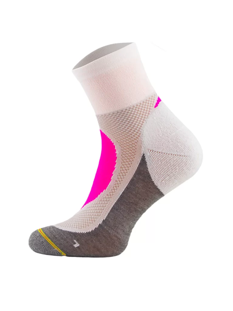 RUN TECHNICAL Coolmax nyári futózokni - Fehér / Pink