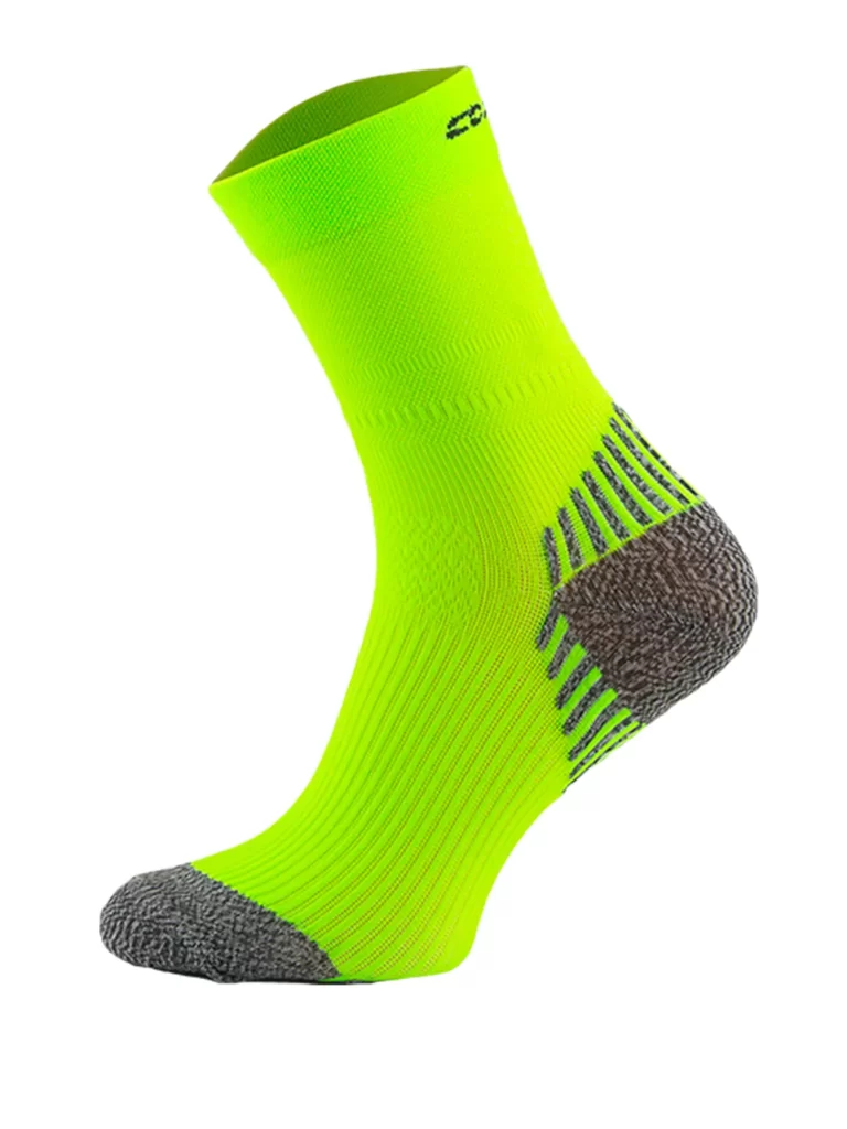 RUN COMPRESSION Kompressziós futózokni - Neonzöld