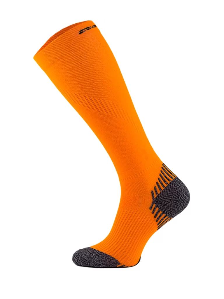 RUN COMPRESSION Kompressziós hosszú szárú futózokni - Narancs
