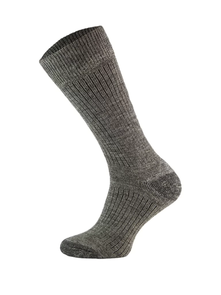 ALPACA OUTDOOR HEAVY Merinó +alpaka gyapjú túrazokni - Szürke