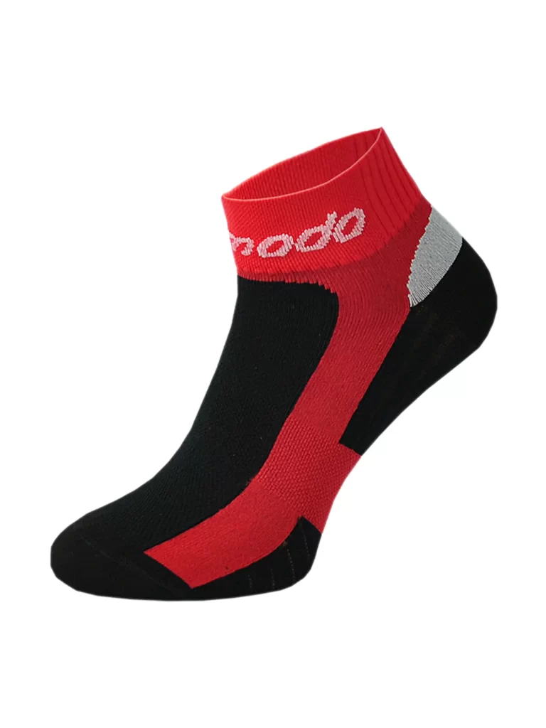 CYCLING PERFORMANCE Drytex ezüstionos kerékpáros zokni - Piros