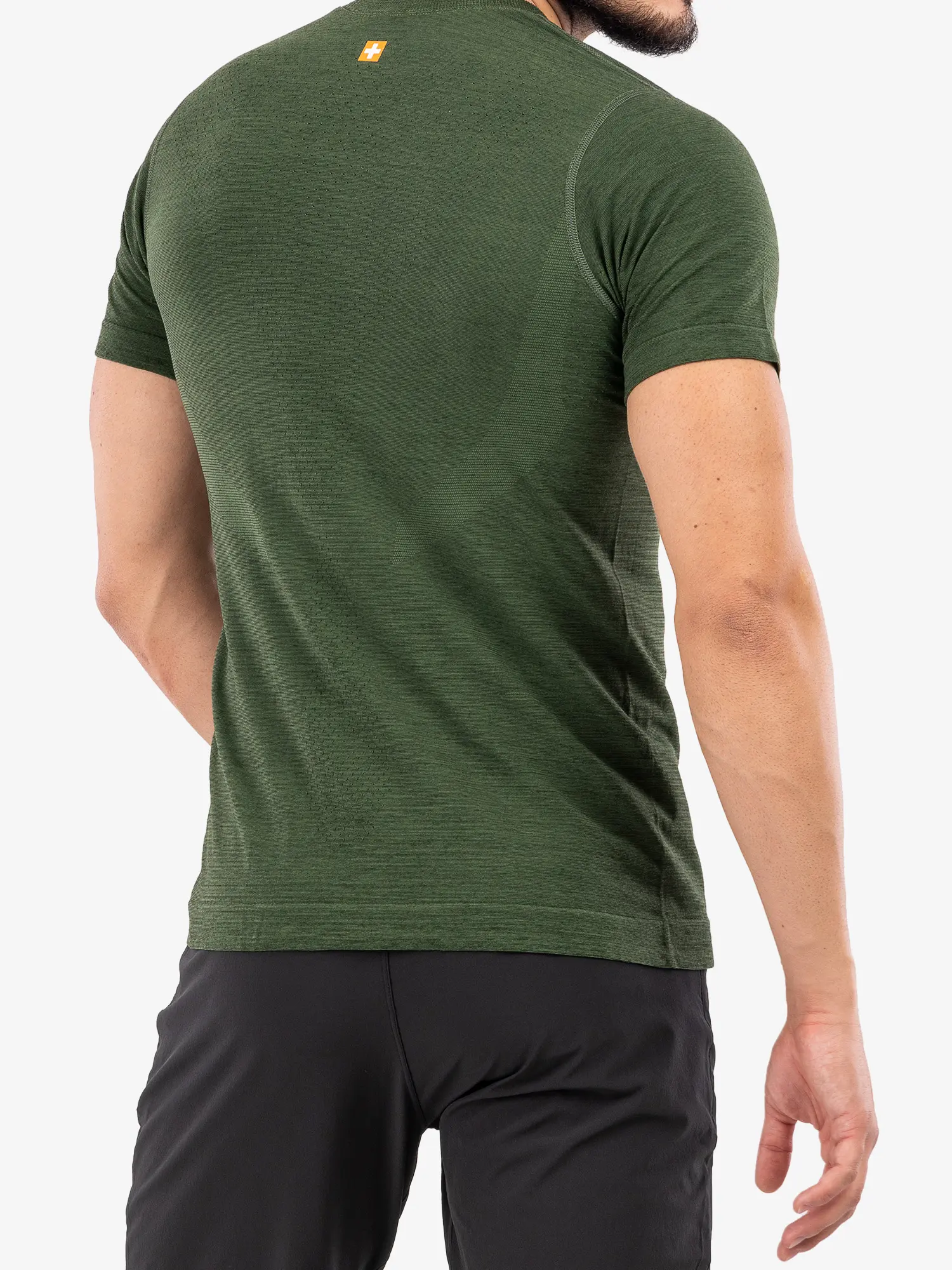 OUTDOOR WOOL PRO Férfi rövid ujjú merinó túrapóló – Zöld 8 OUTDOOR WOOL PRO Férfi rövid ujjú merinó túrapóló - Zöld - Image 5