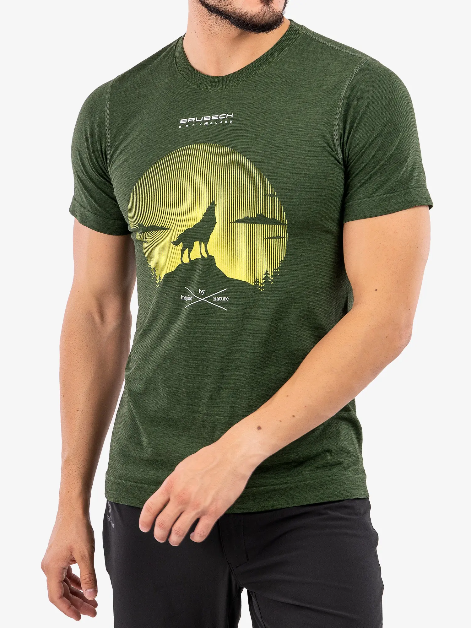 OUTDOOR WOOL PRO Férfi rövid ujjú merinó túrapóló – Zöld 10 OUTDOOR WOOL PRO Férfi rövid ujjú merinó túrapóló - Zöld - Image 7