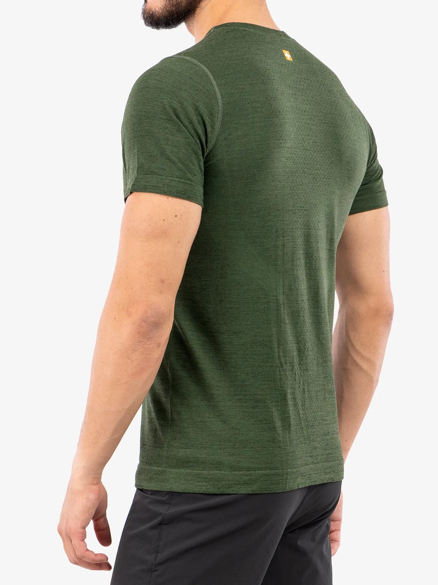 OUTDOOR WOOL PRO Férfi rövid ujjú merinó túrapóló – Zöld 11 OUTDOOR WOOL PRO Férfi rövid ujjú merinó túrapóló - Zöld - Image 8