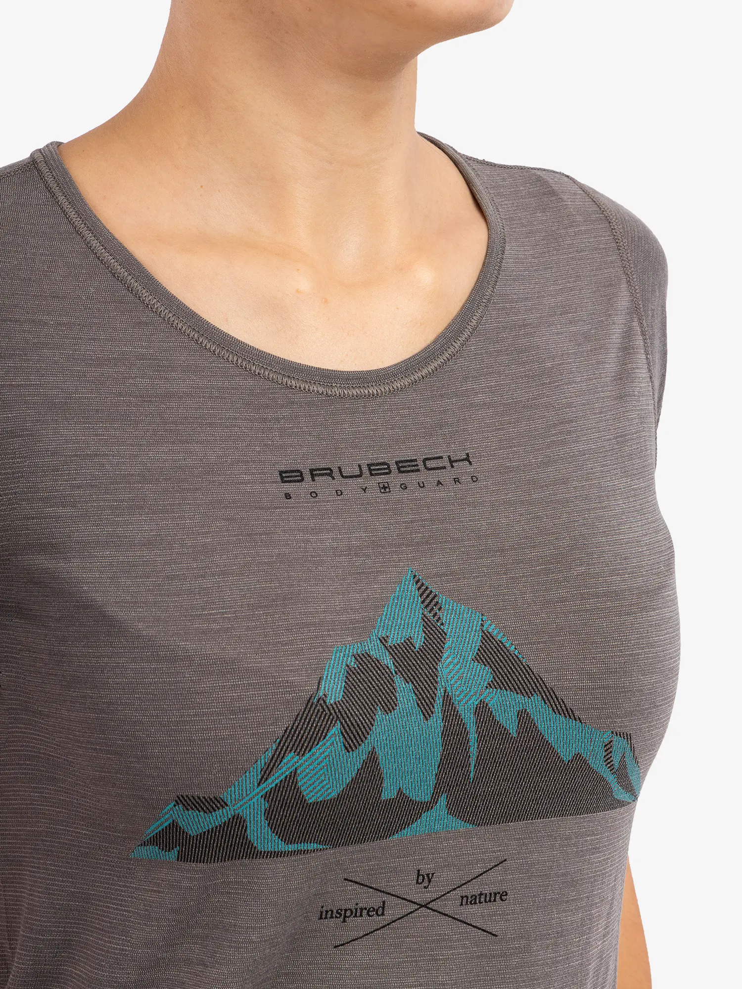 OUTDOOR WOOL PRO Női rövid ujjú merinó túrapóló - Szürke - Image 10