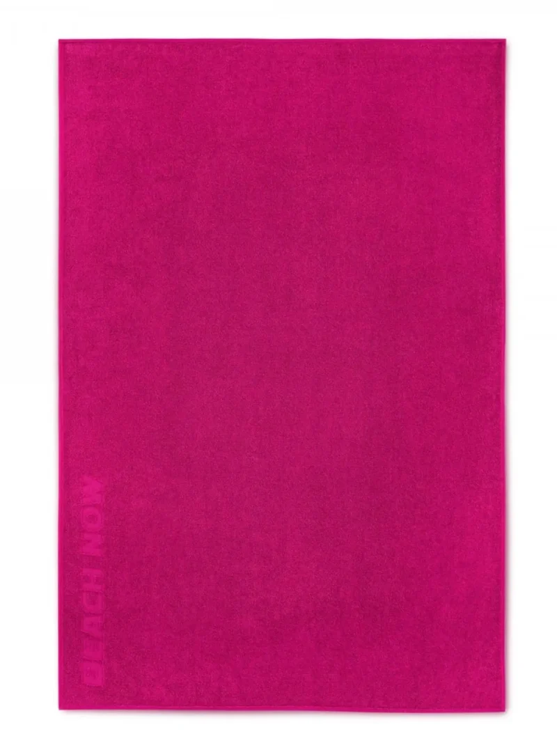 BEACH NOW Strandtörölköző (100cm×160cm) - Fukszia