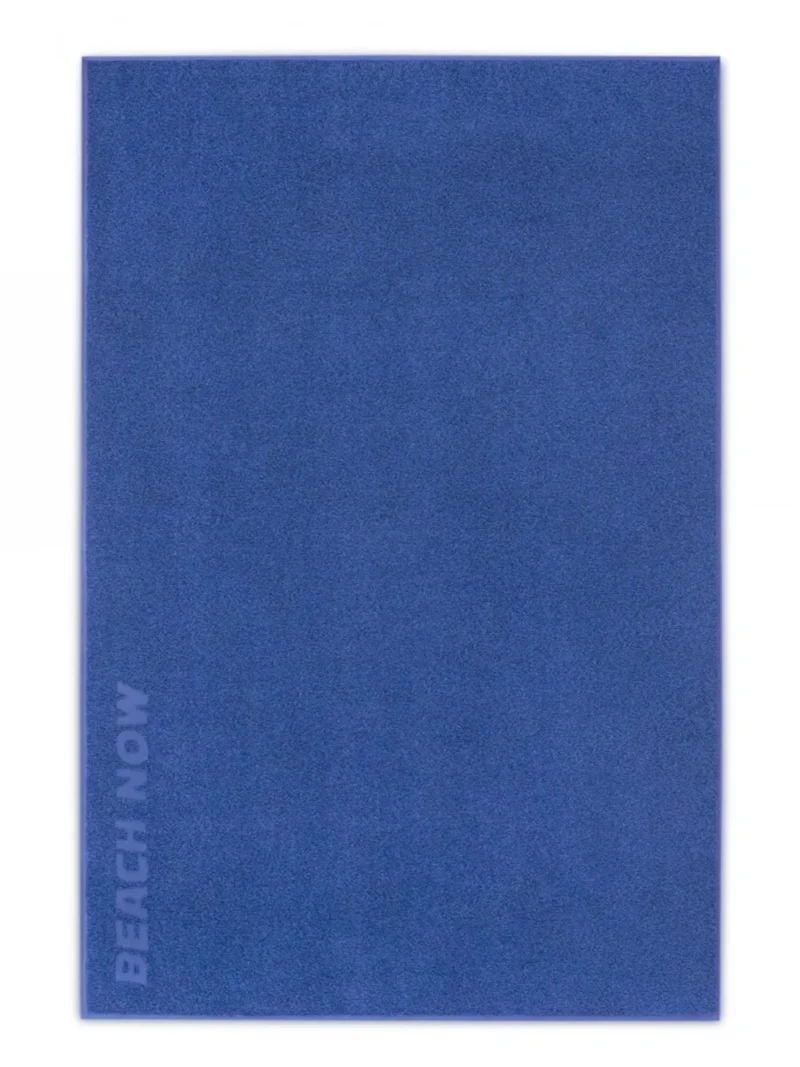 BEACH NOW Strandtörölköző (100cm×160cm) - Kék