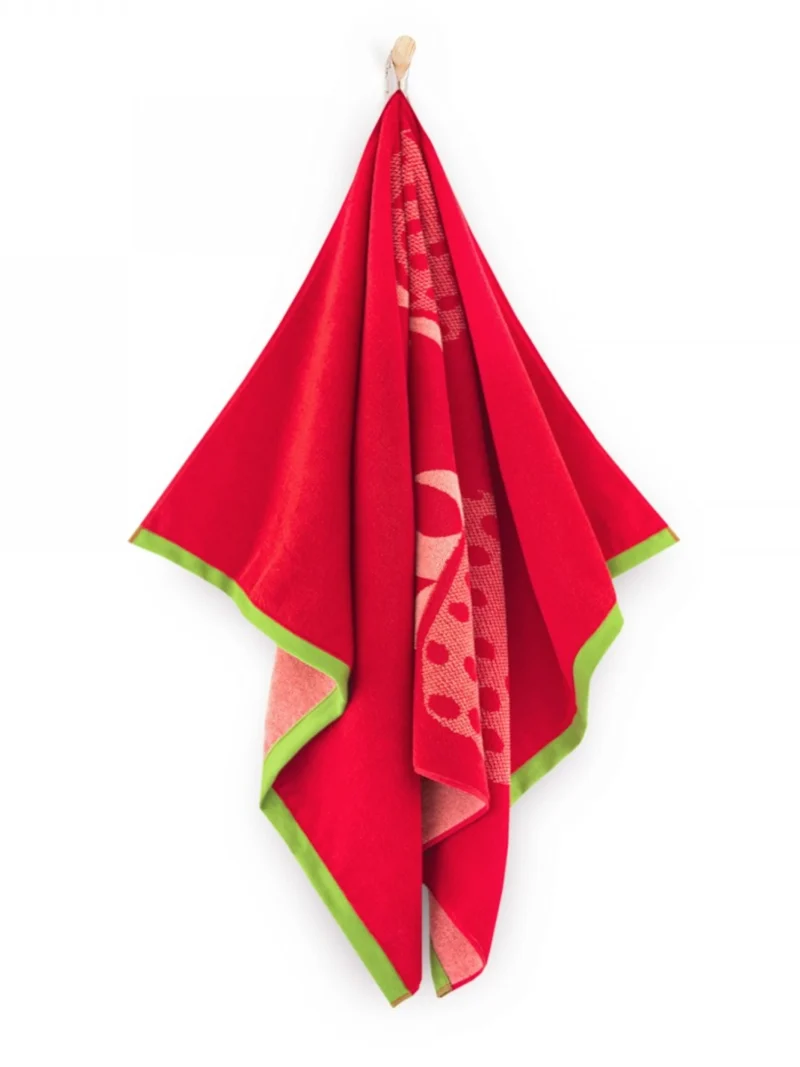 BEACH FRUIT Strandtörölköző (100cm×160cm) - Eper - Image 2