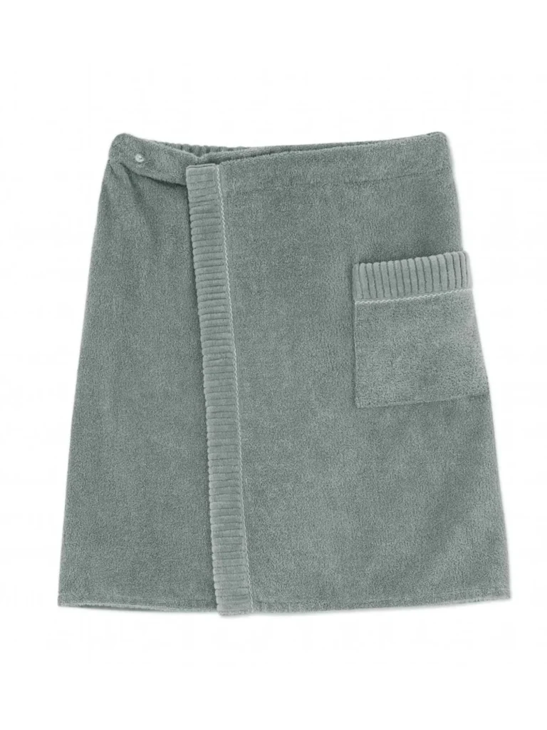 SAUNA Zsebes Kilt Szaunatörölköző (60cm x 171cm) - Szürke