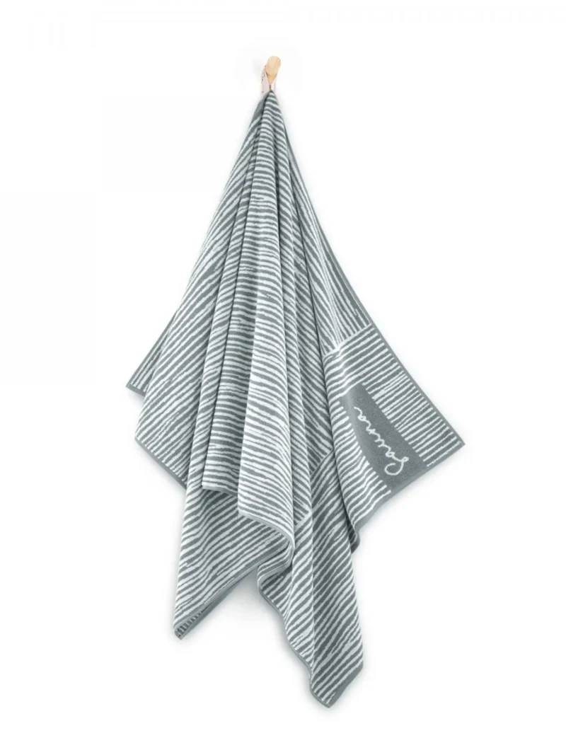 TAVO Szaunatörölköző (100cm x 180cm) - Szürke - Image 4
