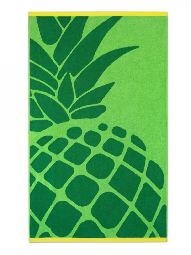 BEACH FRUIT Strandtörölköző (100cm×160cm) - Ananász
