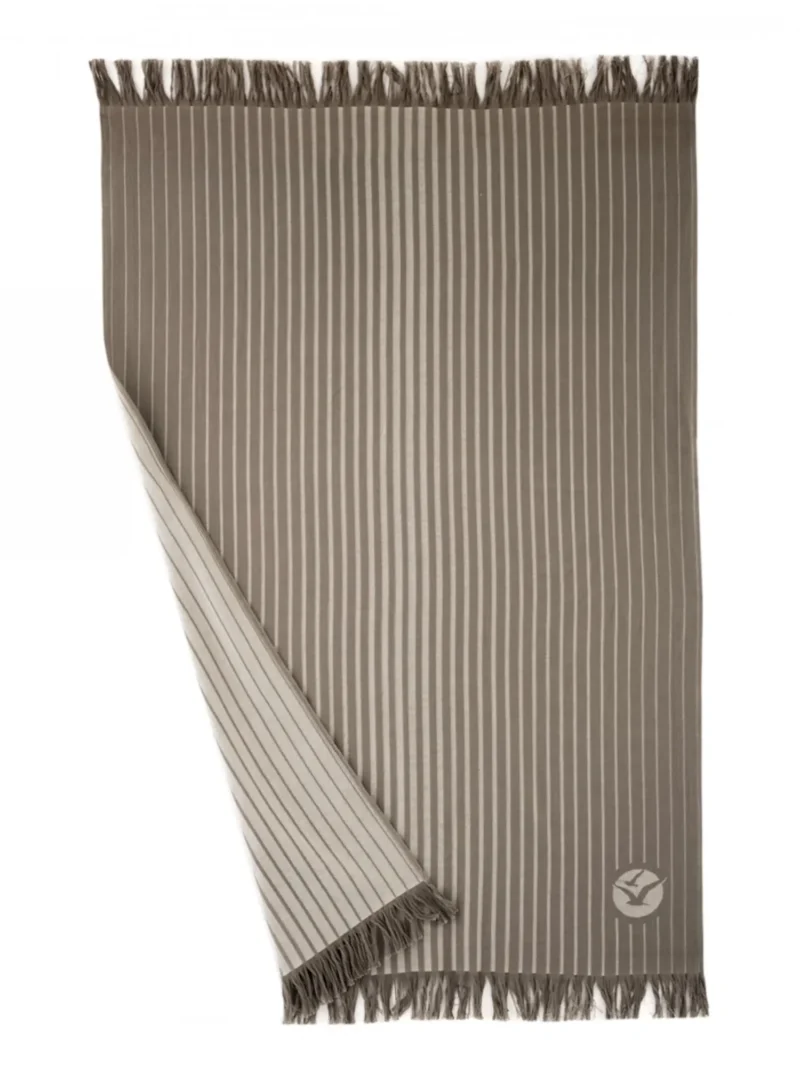 FOUTA Strandtörölköző (100cm×160cm) Pálmalevél mintás - Bézs / Barna