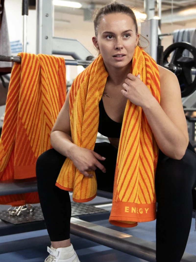 ENERGY Sporttörölköző - Narancs - Image 6