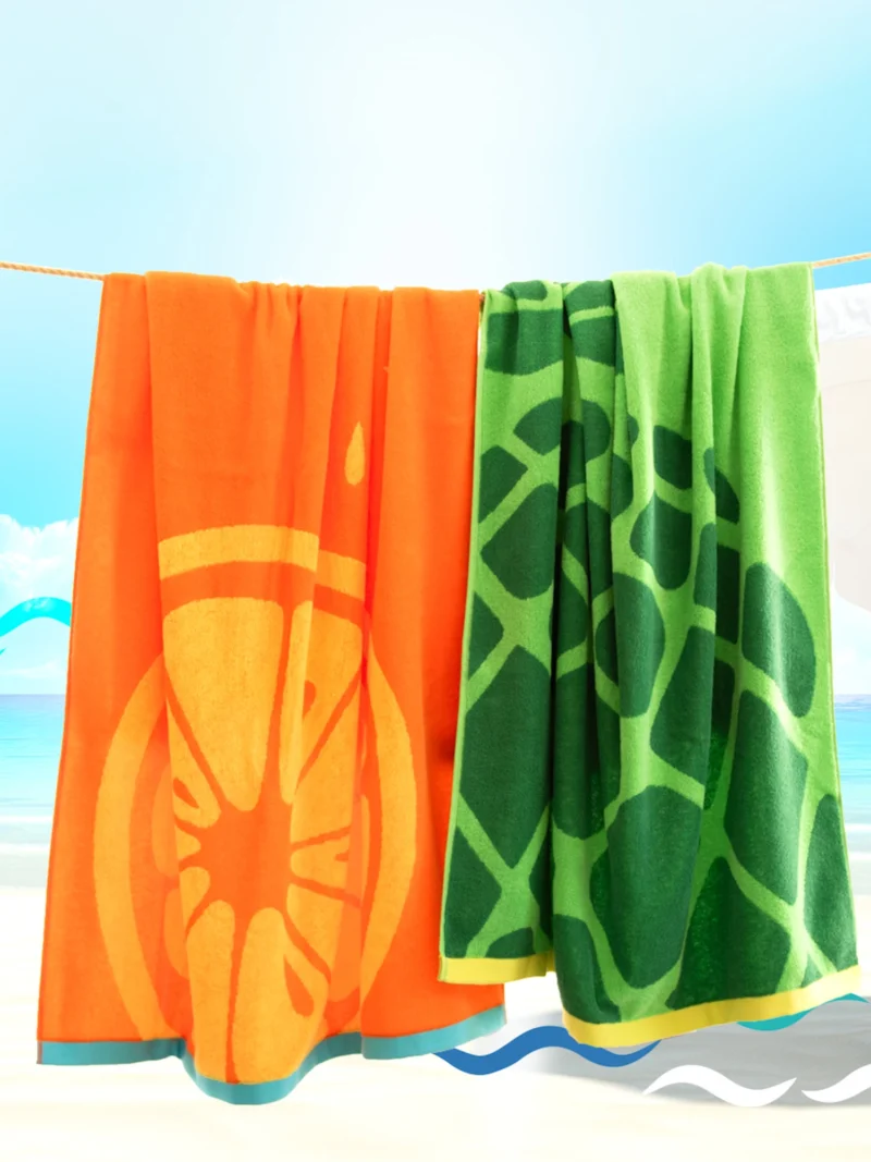 BEACH FRUIT Strandtörölköző (100cm×160cm) - Ananász - Image 4