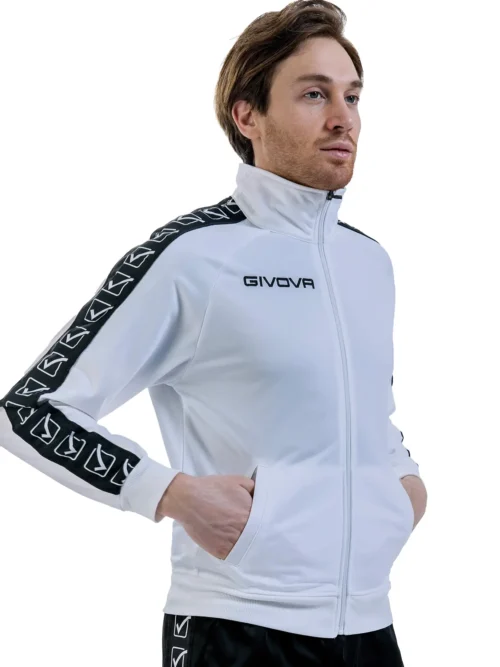 TRICOT BAND Uniszex melegítőfelső - Fehér