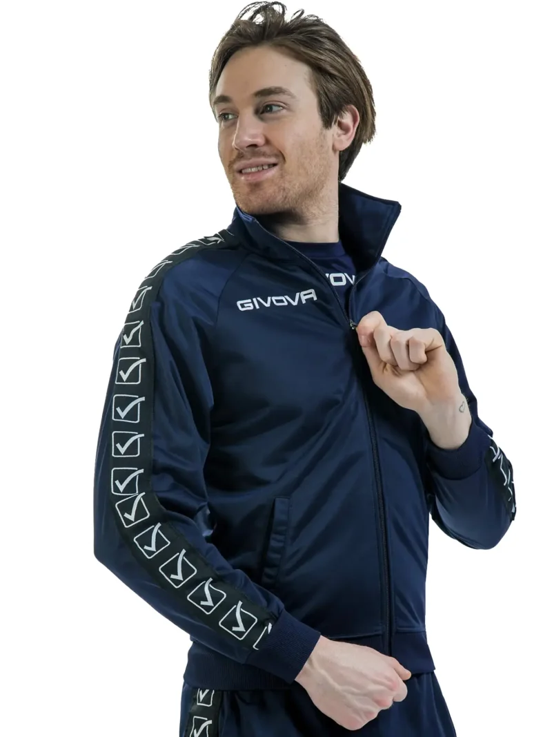 TRICOT BAND Uniszex melegítőfelső - Sötétkék - Image 2