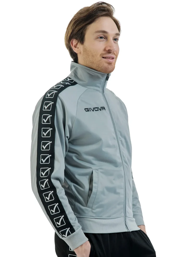 TRICOT BAND Uniszex melegítőfelső - Világosszürke - Image 2