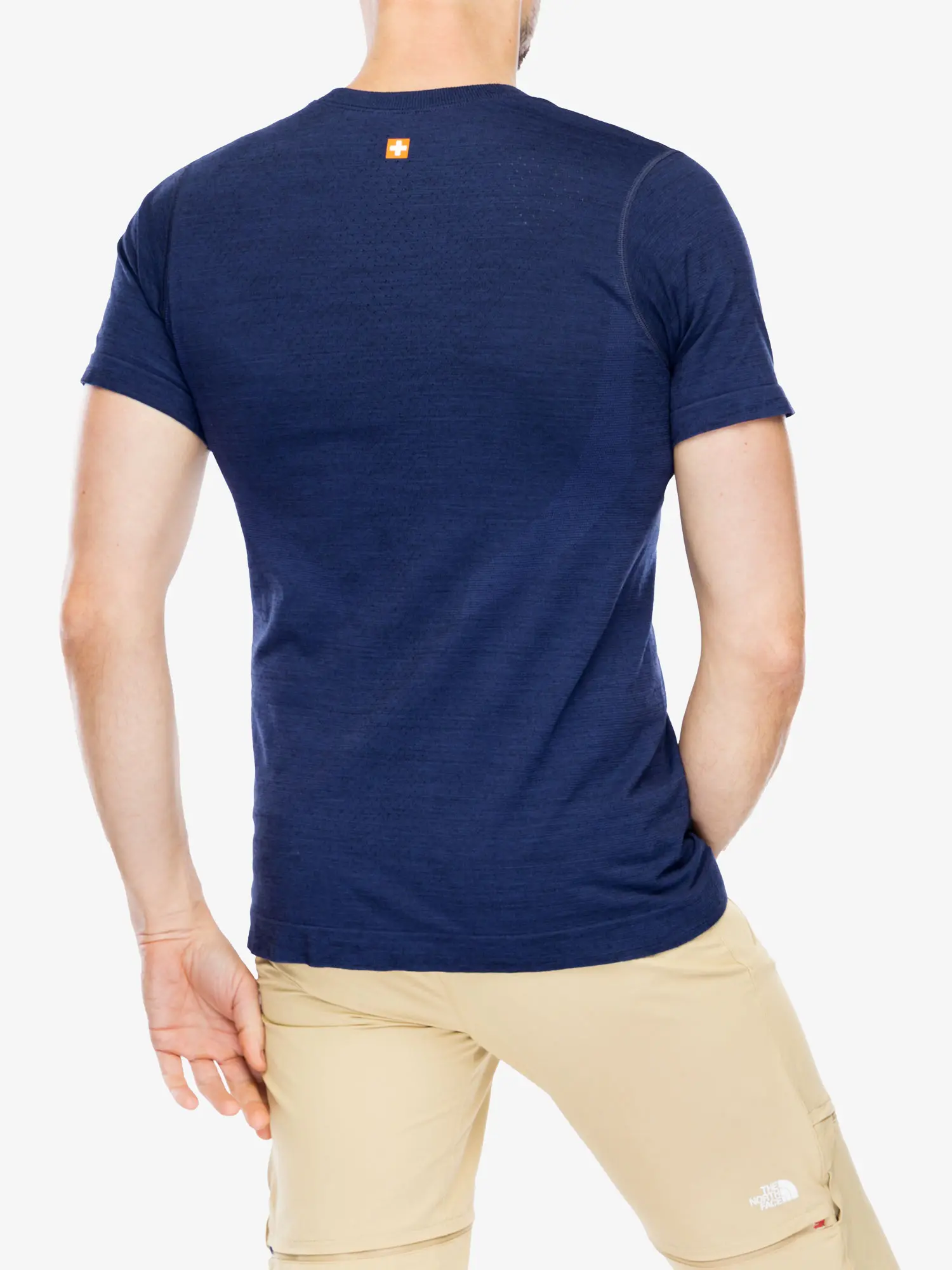 OUTDOOR WOOL PRO Férfi rövid ujjú merinó túrapóló - Sötétkék / Kék - Image 10