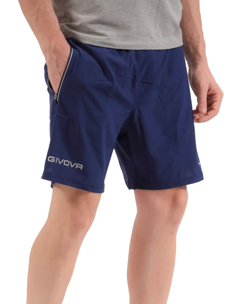BERMUDA TOP Uniszex fitness rövidnadrág short - Sötétkék