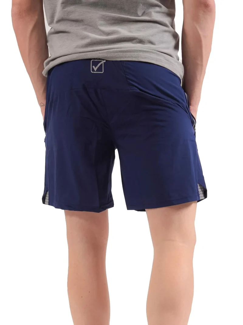 BERMUDA TOP Uniszex fitness rövidnadrág short - Sötétkék - Image 3