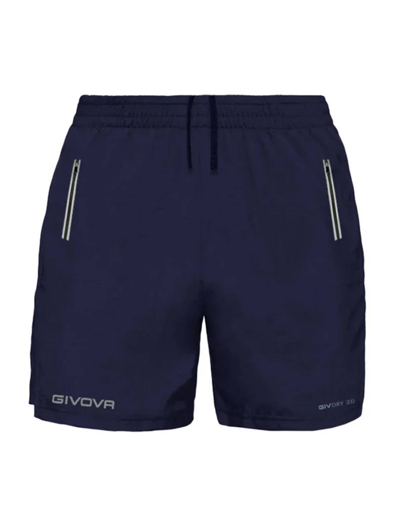 BERMUDA TOP Uniszex fitness rövidnadrág short - Sötétkék - Image 5