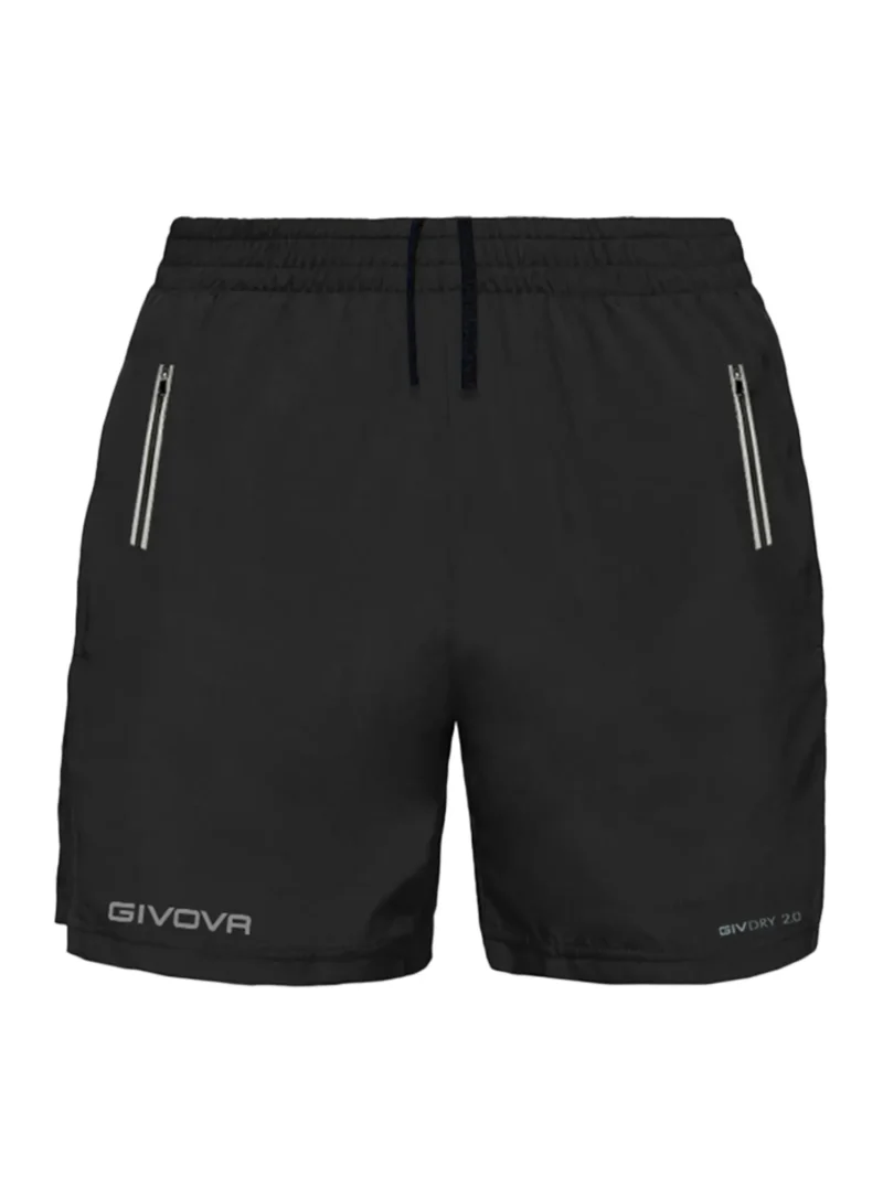 BERMUDA TOP Uniszex fitness rövidnadrág short - Fekete - Image 5