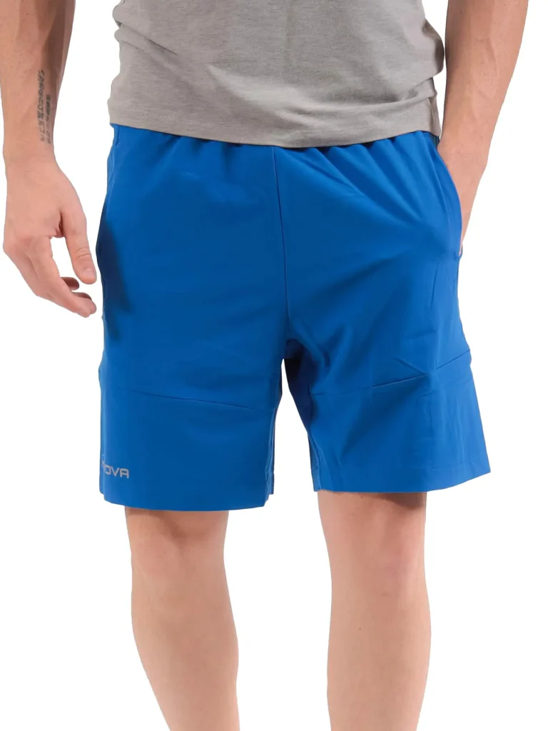 TECNICO Uniszex fitness rövidnadrág short - Kék