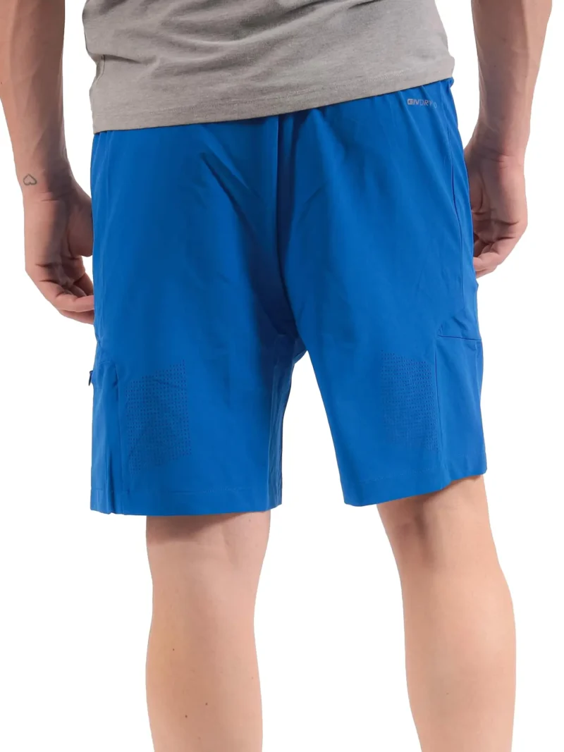 TECNICO Uniszex fitness rövidnadrág short - Kék - Image 2